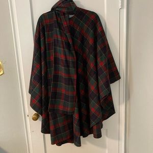 Peter James wool and cashmere cape